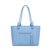 Totzen Blue Knotted Handle Tote Bag – Elegant Everyday Carry