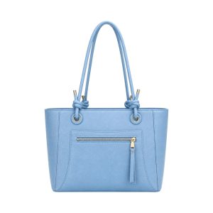 Nostra Knotted Handle Faux Leather Tote Bag