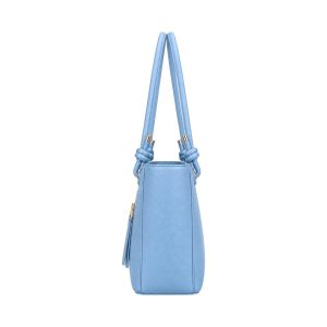 Alternative view of Nostra Knotted Handle Faux Leather Tote Bag
