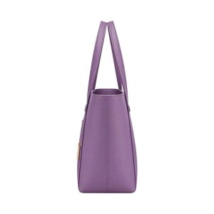 Alternative view of Nostra Faux Leather Tote Bag with Front Pocket and Side Zippers